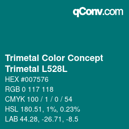Color code: Trimetal Color Concept - Trimetal L528L | qconv.com