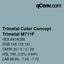 Código de color: Trimetal Color Concept - Trimetal M711F | qconv.com