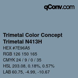 Farbcode: Trimetal Color Concept - Trimetal N413H | qconv.com