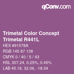 Código de color: Trimetal Color Concept - Trimetal R441L | qconv.com