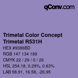 Farbcode: Trimetal Color Concept - Trimetal R531H | qconv.com