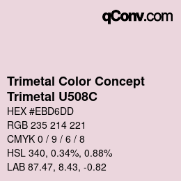 Code couleur: Trimetal Color Concept - Trimetal U508C | qconv.com