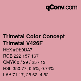 Code couleur: Trimetal Color Concept - Trimetal V426F | qconv.com