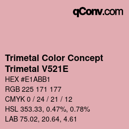 Farbcode: Trimetal Color Concept - Trimetal V521E | qconv.com