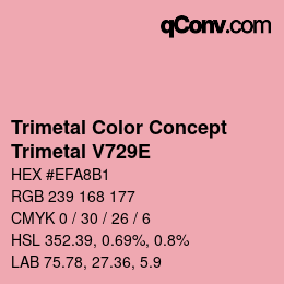 Color code: Trimetal Color Concept - Trimetal V729E | qconv.com