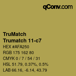 Código de color: TruMatch - Trumatch 11-c7 | qconv.com