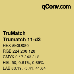 Código de color: TruMatch - Trumatch 11-d3 | qconv.com