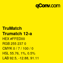 Código de color: TruMatch - Trumatch 12-a | qconv.com