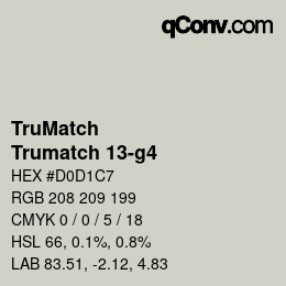 Código de color: TruMatch - Trumatch 13-g4 | qconv.com