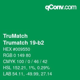 Código de color: TruMatch - Trumatch 19-b2 | qconv.com