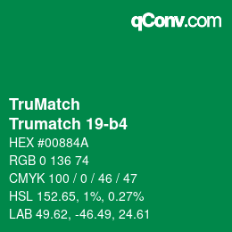 Code couleur: TruMatch - Trumatch 19-b4 | qconv.com