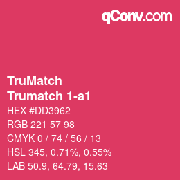 Farbcode: TruMatch - Trumatch 1-a1 | qconv.com
