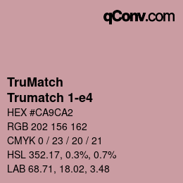 Código de color: TruMatch - Trumatch 1-e4 | qconv.com