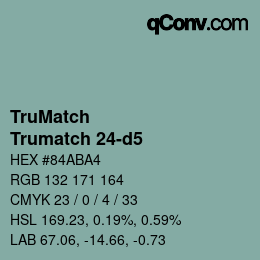 カラーコード: TruMatch - Trumatch 24-d5 | qconv.com