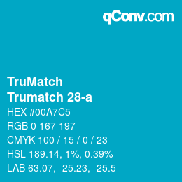 Farbcode: TruMatch - Trumatch 28-a | qconv.com