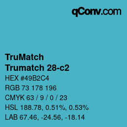 Farbcode: TruMatch - Trumatch 28-c2 | qconv.com