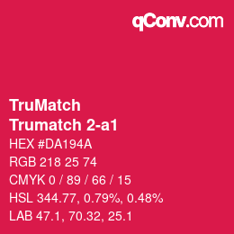 Farbcode: TruMatch - Trumatch 2-a1 | qconv.com