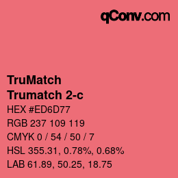 Código de color: TruMatch - Trumatch 2-c | qconv.com