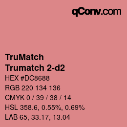 Código de color: TruMatch - Trumatch 2-d2 | qconv.com