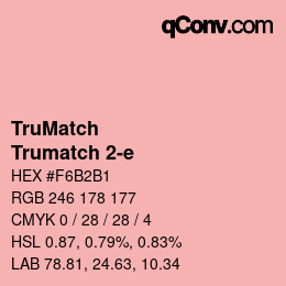 Código de color: TruMatch - Trumatch 2-e | qconv.com