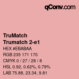 Code couleur: TruMatch - Trumatch 2-e1 | qconv.com