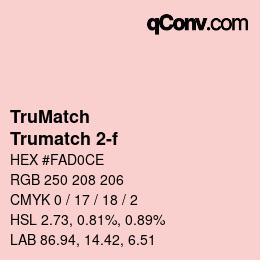 Código de color: TruMatch - Trumatch 2-f | qconv.com