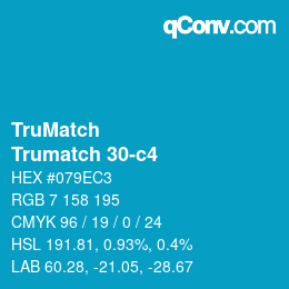 カラーコード: TruMatch - Trumatch 30-c4 | qconv.com