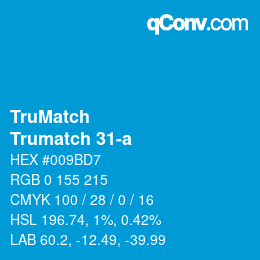 カラーコード: TruMatch - Trumatch 31-a | qconv.com