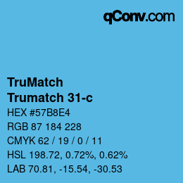 Farbcode: TruMatch - Trumatch 31-c | qconv.com