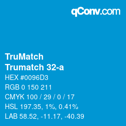 Código de color: TruMatch - Trumatch 32-a | qconv.com