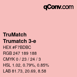 カラーコード: TruMatch - Trumatch 3-e | qconv.com