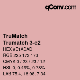 Código de color: TruMatch - Trumatch 3-e2 | qconv.com