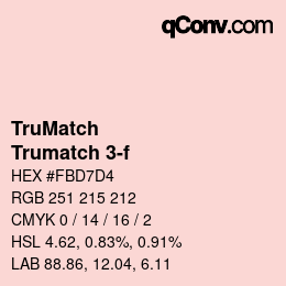 Farbcode: TruMatch - Trumatch 3-f | qconv.com