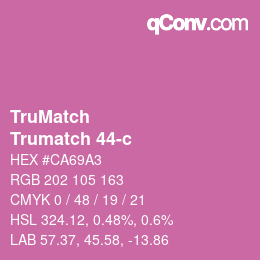 Farbcode: TruMatch - Trumatch 44-c | qconv.com