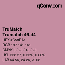Código de color: TruMatch - Trumatch 46-d4 | qconv.com