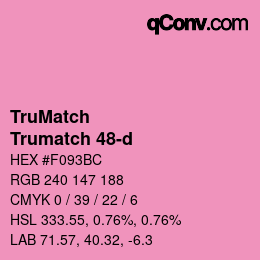 Código de color: TruMatch - Trumatch 48-d | qconv.com
