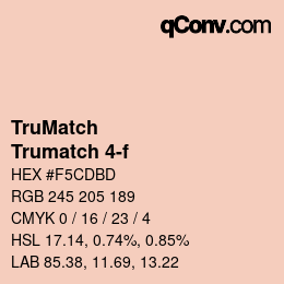 Código de color: TruMatch - Trumatch 4-f | qconv.com