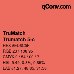 Color code: TruMatch - Trumatch 5-c | qconv.com