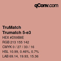 Código de color: TruMatch - Trumatch 5-e3 | qconv.com