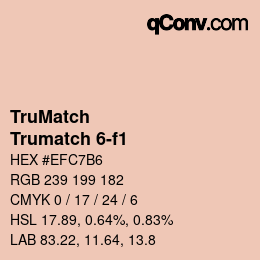 Farbcode: TruMatch - Trumatch 6-f1 | qconv.com