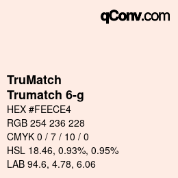 Farbcode: TruMatch - Trumatch 6-g | qconv.com