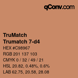 Código de color: TruMatch - Trumatch 7-d4 | qconv.com