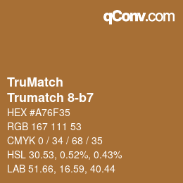 Farbcode: TruMatch - Trumatch 8-b7 | qconv.com