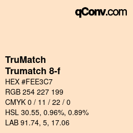Farbcode: TruMatch - Trumatch 8-f | qconv.com