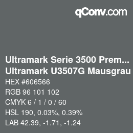 カラーコード: Ultramark Serie 3500 Premium - Ultramark U3507G Mausgrau | qconv.com