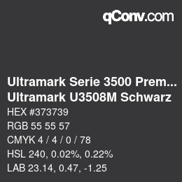 カラーコード: Ultramark Serie 3500 Premium - Ultramark U3508M Schwarz | qconv.com