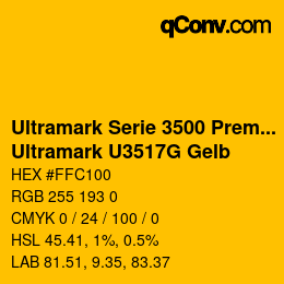カラーコード: Ultramark Serie 3500 Premium - Ultramark U3517G Gelb | qconv.com