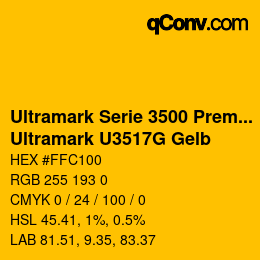 カラーコード: Ultramark Serie 3500 Premium - Ultramark U3517G Gelb | qconv.com