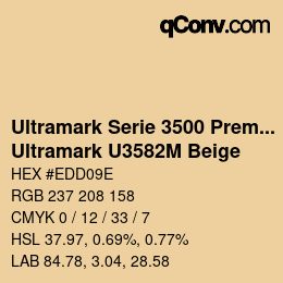 カラーコード: Ultramark Serie 3500 Premium - Ultramark U3582M Beige | qconv.com