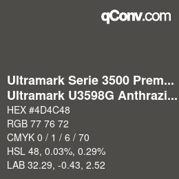 カラーコード: Ultramark Serie 3500 Premium - Ultramark U3598G Anthrazit metallic | qconv.com